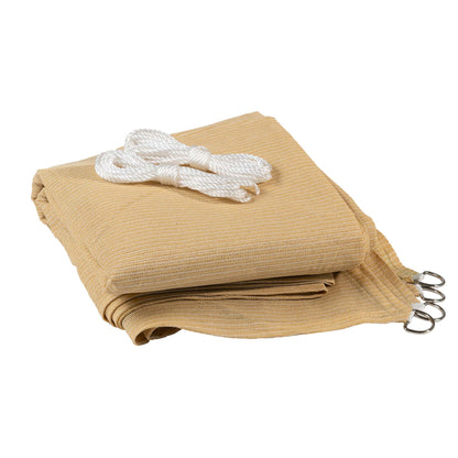 Rechteck 6x10m Beige