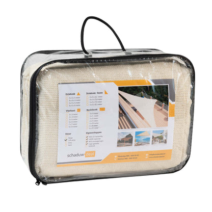 Dreieck 4x4x4m Cremeweiß